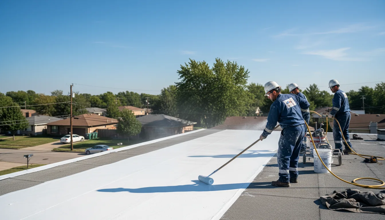 Commercial roof coating in Vanderwagen, NM near me
